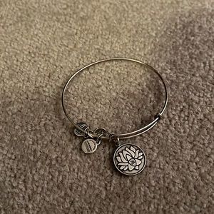 Lotus Alex and Ani Silver Bracelet
